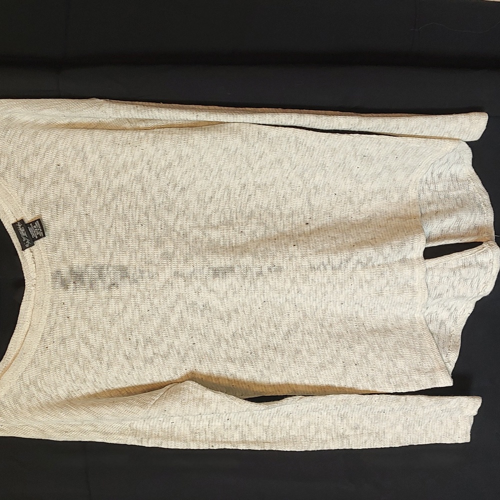 Daytrip womens bowtie open back long sleeve lightweight knit sweater medium
